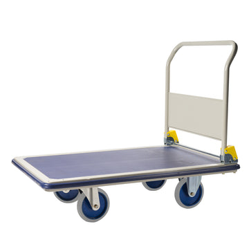 Prestar Professionele Plateauwagen – 500 kg – 124 × 79 cm – Grote 200 mm Wielen