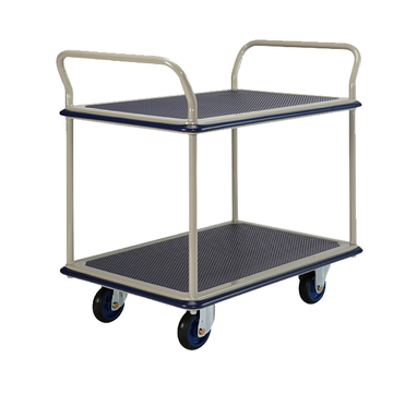 Prestar Etagewagen voorzien van 2 plateaus en 2 handgrepen Max 300 kg